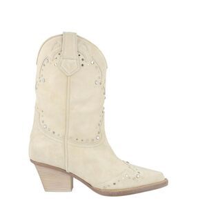 Paris Texas Janice Suede Boots White Womens
